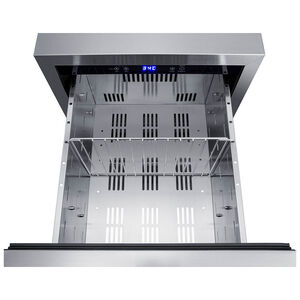 Summit 18 in. 3.4 cu. ft. Outdoor Double Refrigerator Drawers - Stainless Steel/Panel Ready, , hires