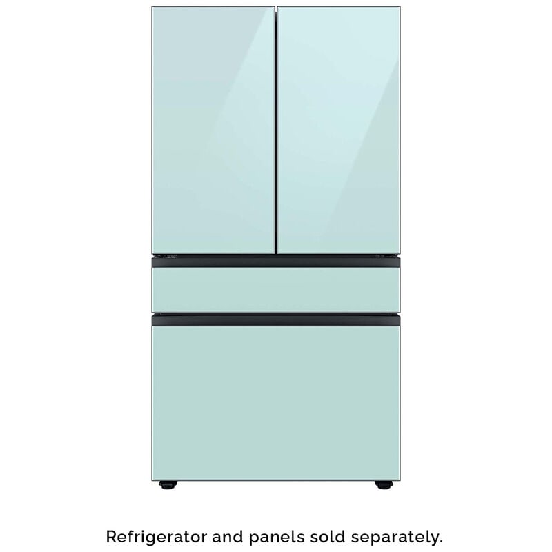 Samsung BESPOKE 4-Door French Door Middle Panel for Refrigerators - Morning Blue Glass, , hires