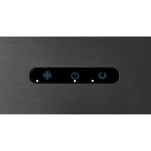 Broan Elite EW48 Series 30 in. Convertible Chimney Style Range Hood with 460 CFM, 3 Fan Speeds & 1 LED Light - Black Stainless, , hires