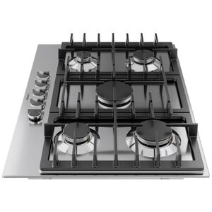 Bosch 300 Series 30 in. 5-Burner Natural Gas Cooktop with Simmer Burner & Power Burner - Stainless Steel, , hires