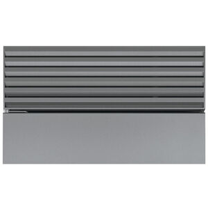 Sub-Zero Classic Series 84 in. Pro Louvered Flush Inset Grille - Stainless Steel, , hires