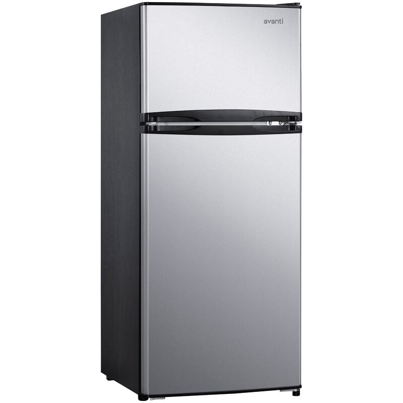 Avanti 19 in. 4.5 cu. ft. Mini Fridge with Top Freezer - Stainless Steel, , hires
