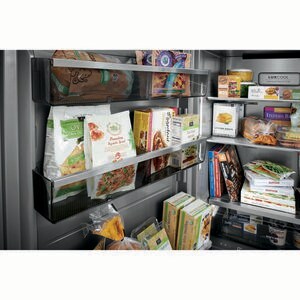 Electrolux 33 in. 18.9 cu. ft. Built-in Double-Drawers Upright Freezer with Ice-Maker & Adjustable Shelves - Stainless Steel, , hires