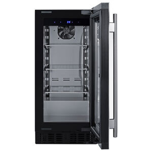 Summit 15 in. Built-In/Freestanding 1.8 cu. ft. Compact Beverage Center with Adjustable Shelves & Digital Control - Stainless Steel, , hires