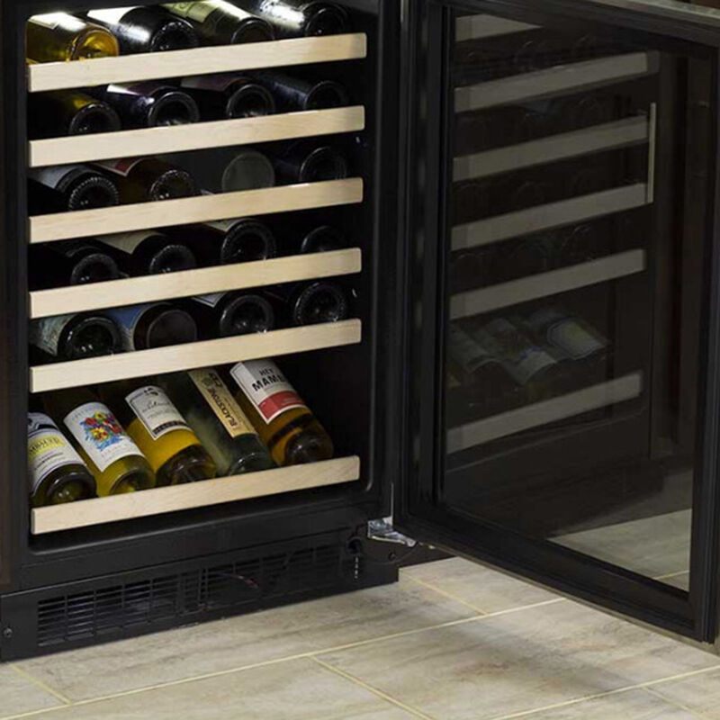 Marvel 24 in. Undercounter Wine Cooler with Single Zone & 45 Bottle Capacity - Stainless Steel, , hires