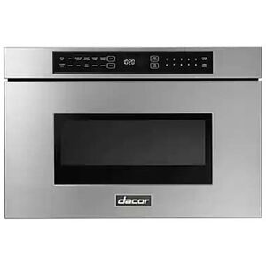 Dacor 24 in. 1.2 cu. ft. Microwave Drawer with 11 Power Levels & Sensor Cooking Control - Silver Stainless, , hires
