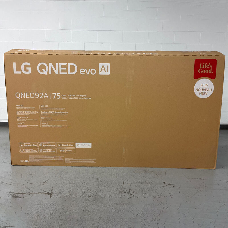 LG - 75" Class QNED92A Series QNED Mini-LED 4K UHD Smart webOS TV (Open Box Good Condition), , hires