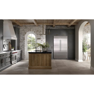 Sub-Zero Classic Series 48 in. Built-In 28.9 cu. ft. Smart French Door Refrigerator with Tubular Handles & Internal Water Dispenser - Stainless Steel, , hires