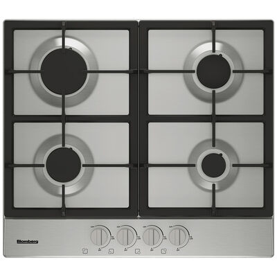 Blomberg 24 in. Natural Gas Cooktop with 4 Sealed Burners - Stainless Steel | CTG24400SS