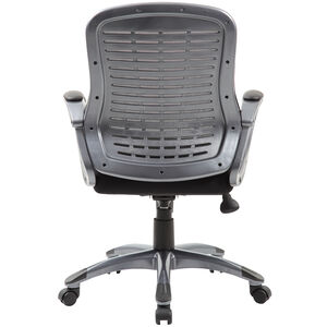 Boss Ribbed High Back Mesh Chair - Black, , hires