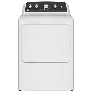 GE 27 in. 7.2 cu. ft. Gas Dryer with Up To 120 ft. Venting & Extended Tumble - White, , hires