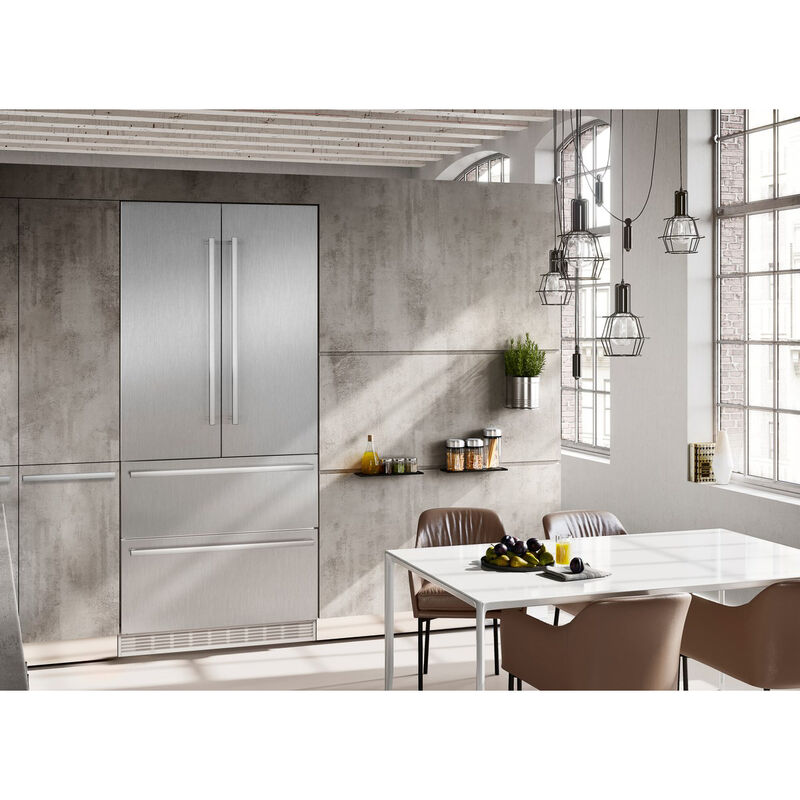 Liebherr 36 in. 19.5 cu. ft. Built-In Counter Depth 4-Door French Door Refrigerator with Ice Maker - Custom Panel Ready, , hires