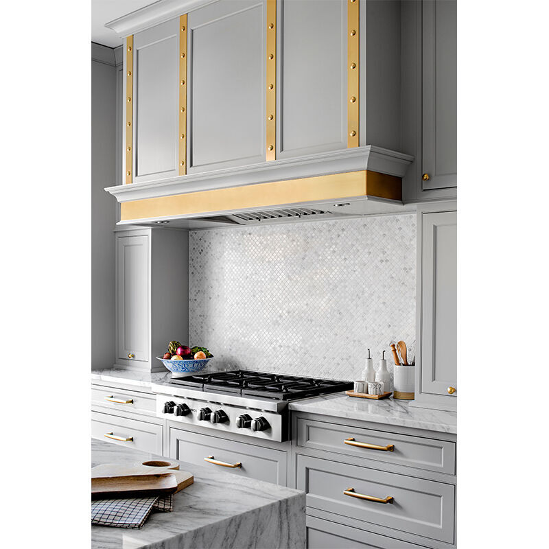 Wolf 36 in. 6-Burner Natural Gas Rangetop with Power Burner - Stainless Steel, , hires