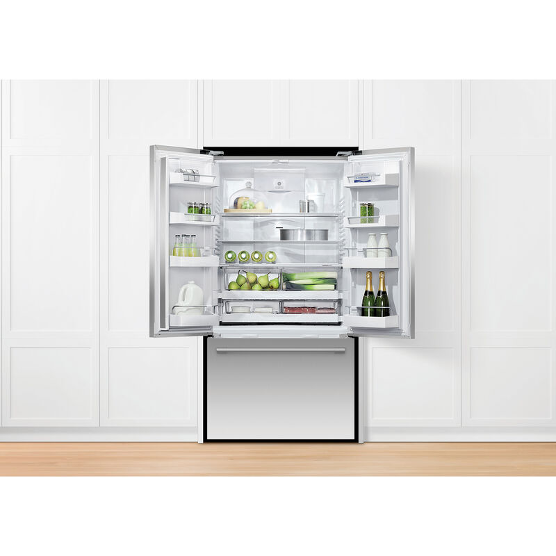 Fisher Paykel Pro Series-7 36 in. 20.1 cu. ft. Counter Depth French Door Refrigerator with External Water Dispenser - Stainless Steel, , hires