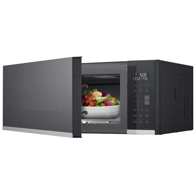 LG 30 in. 1.3 cu. ft. Low Profile Smart Over the Range Microwave with 400 CFM PrintProof Stainless Steel