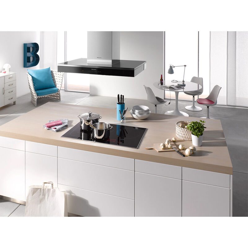 Miele 36 in. 5Burner Induction Cooktop with Stainless Steel Frame