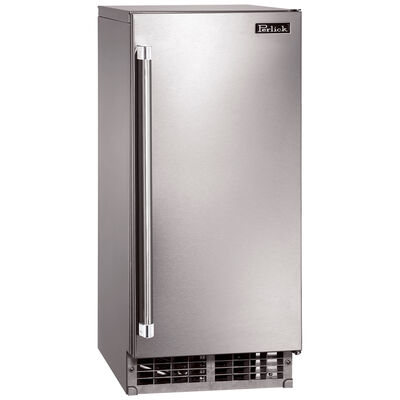 Perlick Signature Series 15 in. Built-In Ice Maker with 22 Lbs. Ice Storage Capacity - Stainless Steel | H80CIMS-R