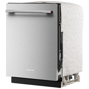 KitchenAid 24 in. Top Control Dishwasher with 44 dBA Sound Level, 3rd-Rack & ProDry System - Stainless Steel with PrintShield Finish, , hires