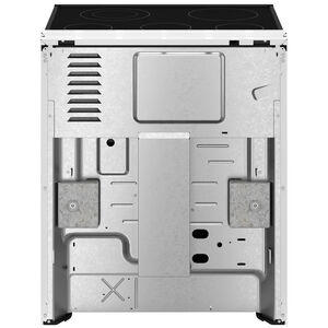 GE 500 Series 30 in. 5.3 cu. ft. Slide-In Electric Range with Radiant Burners - White, , hires