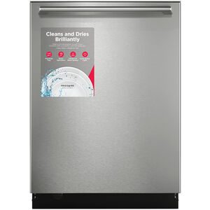 Frigidaire Gallery 24 in. Top Control Dishwasher with 51 dBA Sound Level - Stainless Steel, , hires