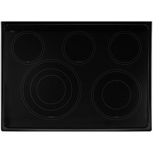 Whirlpool 30 in. 6.7 cu. ft. True European Convection Double Oven Electric Range with Radiant Burners - Black Ice, Black Ice, hires