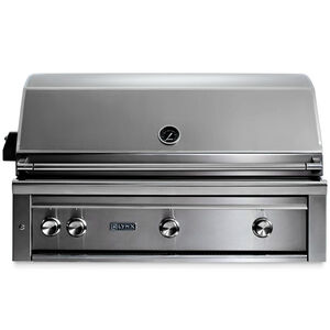 Lynx Professional 42 in. 4-Burner Built-In Natural Gas Grill with Rotisserie & Smoker Box - Stainless Steel, , hires
