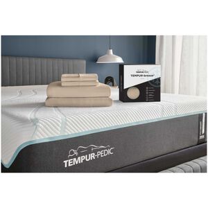 Tempur-Pedic Breeze Cooling Sheet Set Sandstone - King, , hires