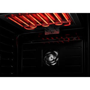 JennAir Noir 27 in. 8.6 cu. ft. Front Control Electric Double Wall Oven with Standard Convection - Floating Glass Black, , hires