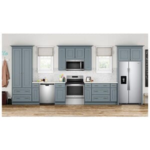 Whirlpool 33 in. 21.4 cu. ft. Side by Side Refrigerator with Ice & Water Dispenser - Fingerprint Resistant Stainless Steel, Fingerprint Resistant Stainless, hires