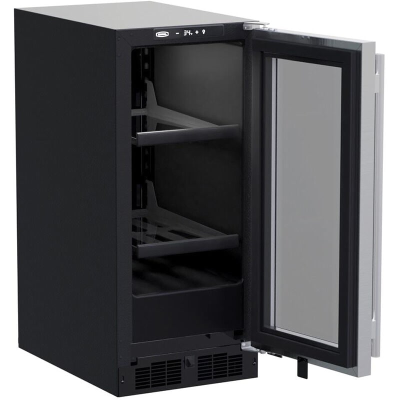 Marvel 15 in. 2.7 cu. ft. Built-In Beverage Center with Glass Door, Adjustable Shelves & Digital Control - Custom Panel Ready, , hires