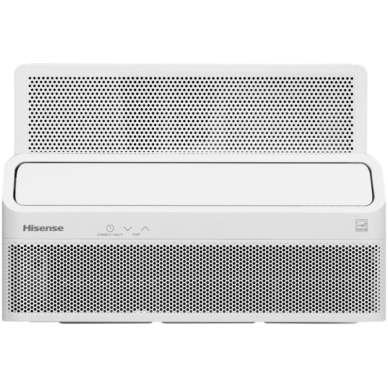 Hisense UltraSlim 12,000 BTU 115V Smart Energy Star Window Air Conditioner with Inverter, 3 Fan Speeds, Sleep Mode & Remote Control - White, , hires