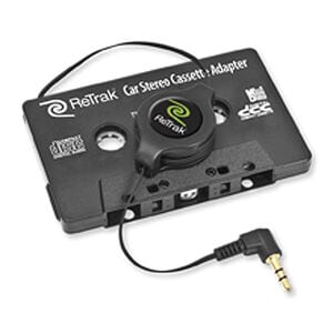 Emerge Technologies Retractable Car Stereo Cassette Adapter for iPod/MP3, , hires