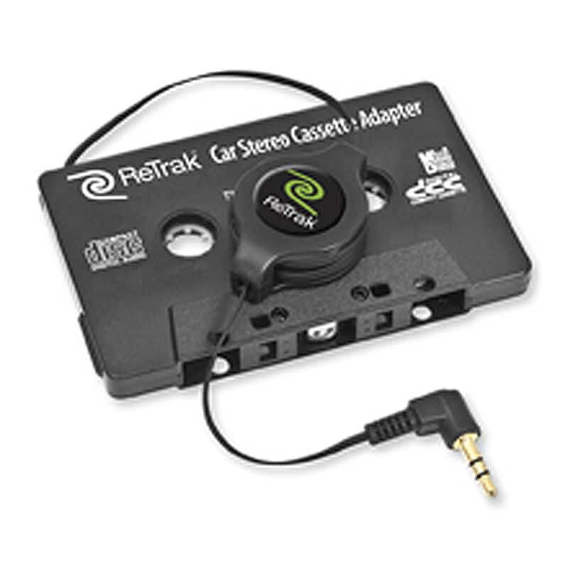 Emerge Technologies Retractable Car Stereo Cassette Adapter for iPod/MP3