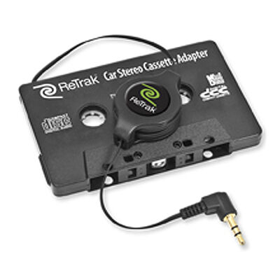 Emerge Technologies Retractable Car Stereo Cassette Adapter for iPod/MP3 | ETCASSETTEB