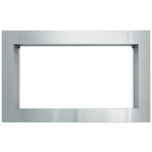 Sharp 27 in. Built-in Trim Kit for Microwaves - Stainless Steel, , hires