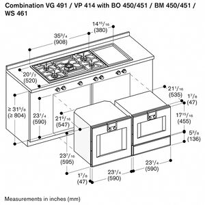 Gaggenau 400 Series 24 in. 3.2 cu. ft. Smart Electric Single Wall Oven with Standard Convection - Stainless Steel, , hires