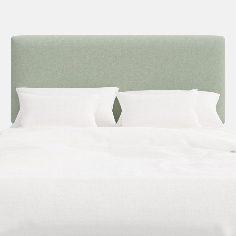 Skyline Furniture Zuma Fabric Full Size Headboard - Seafoam, Seafoam, hires