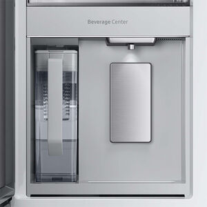 Samsung Bespoke 36 in. 22.8 cu. ft. Smart Counter Depth 4-Door French Door Refrigerator with Beverage Center & Internal Water Dispenser - Samsung Bespoke Panel Required, Samsung Bespoke Panel Required, hires