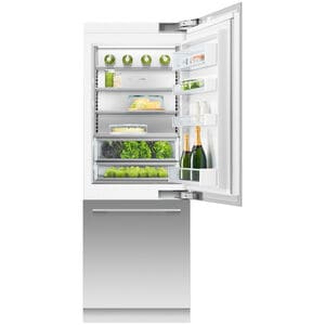 Fisher & Paykel Series 11 30 in. 15.8 cu. ft. Built-In Counter Depth Bottom Freezer Refrigerator with Internal Water Dispenser - Custom Panel Ready, , hires