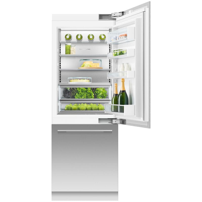 Fisher & Paykel Series 11 30 in. 15.8 cu. ft. Built-In Counter Depth Bottom Freezer Refrigerator with Internal Water Dispenser - Custom Panel Ready, , hires