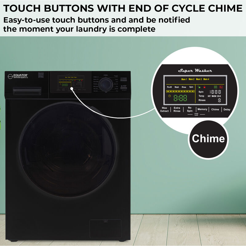 Equator 24 in. 1.6 cu. ft. Front Load Washer with Winterize, Allergen, Pet & Sanitize Cycle