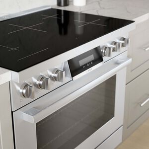 Bosch 800 Series 36 in. 3.7 cu. ft. True European Convection Electric Range with 5 Induction Burners - Stainless Steel, , hires