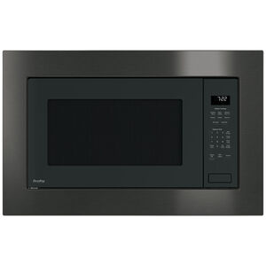 GE Built-in Trim Kit for Microwaves - Black Stainless, , hires