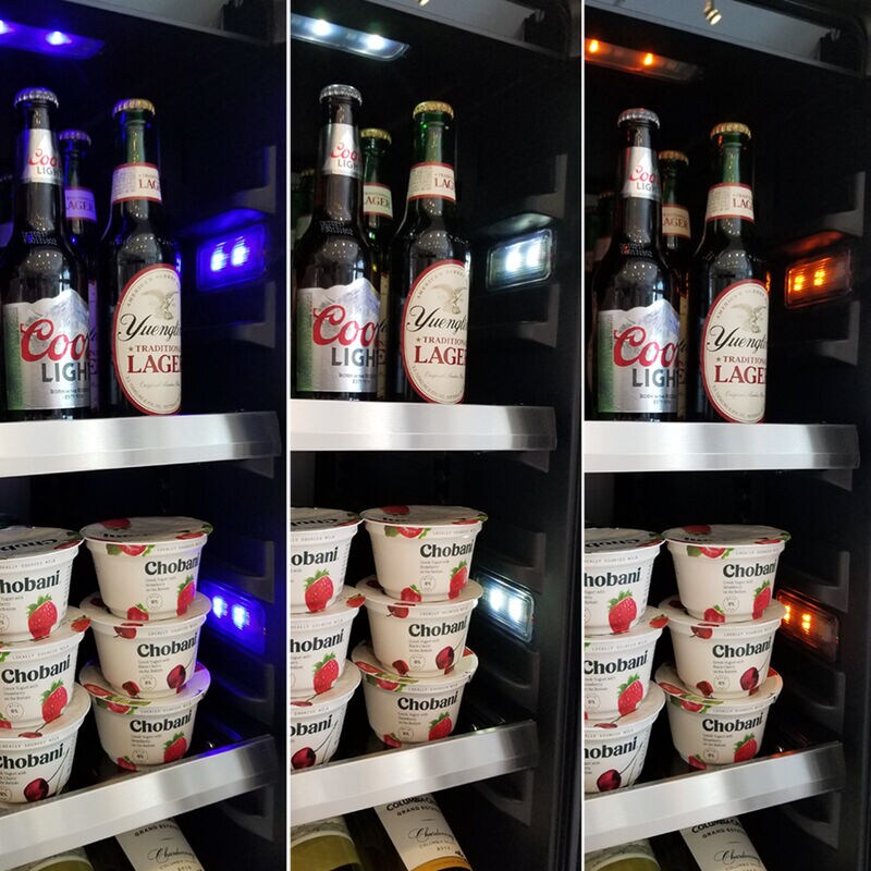 XO 15 in. Built-In/Freestanding Beverage Center with Adjustable Shelves & Digital Control Left Hinged - Stainless Steel, Stainless Steel, hires