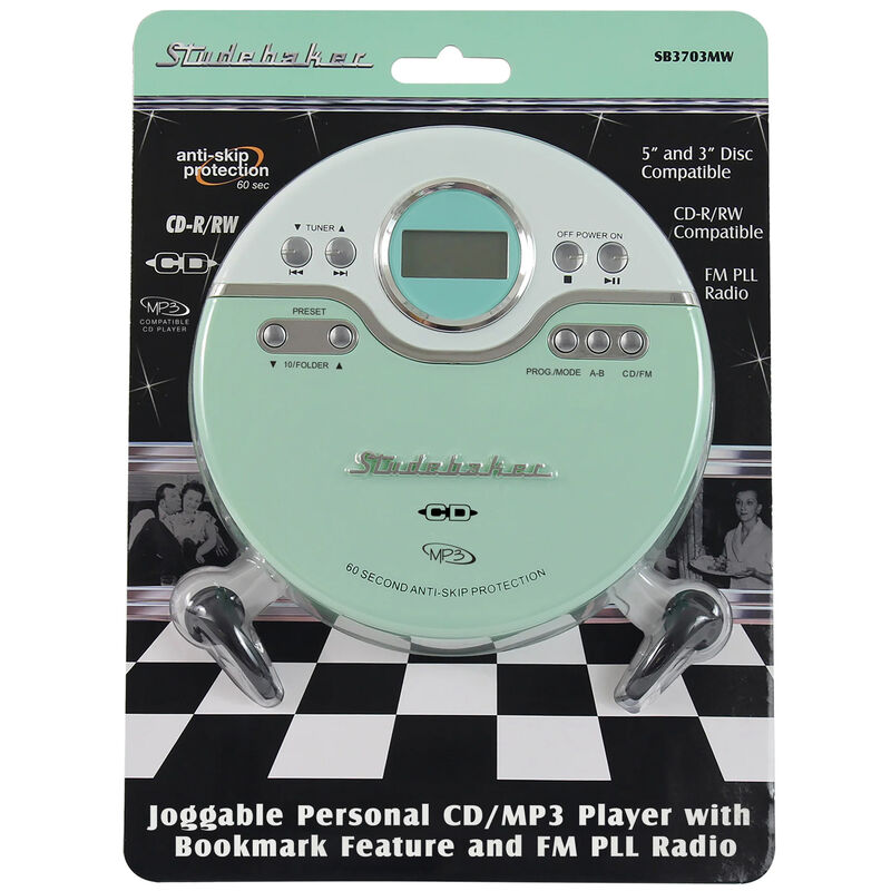 Studebaker Portable CD Player - Mint, , hires