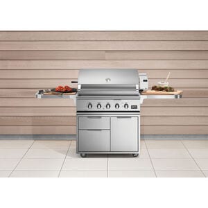 DCS 36" Stainless Steel Grill Cart with Storage, , hires