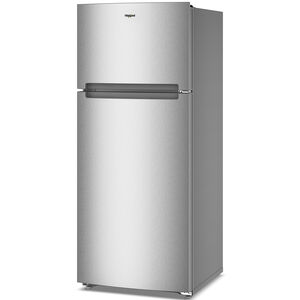 Whirlpool 28 in. 17.6 cu. ft. Garage Ready Top Freezer Refrigerator - Fingerprint Resistant Stainless, Fingerprint Resistant Stainless, hires
