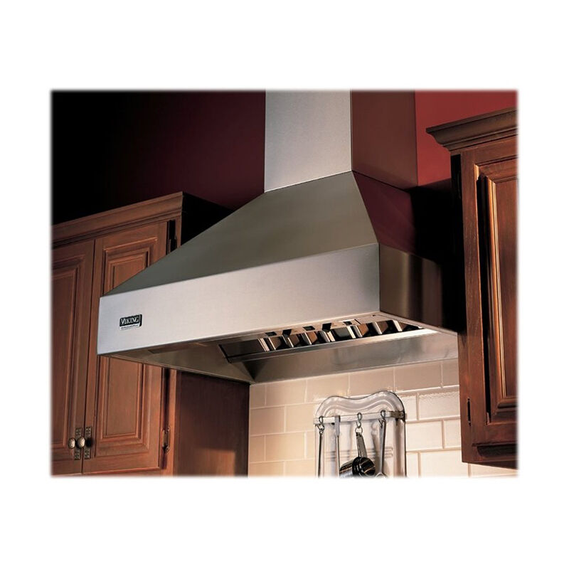 Viking 5 Series 30 in. Chimney Style Range Hood with Ducted Venting & 2 LED Lights - White, , hires