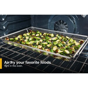 Whirlpool 30 in. 5.3 cu. ft. Air Fry Standard Convection Electric Range with Radiant Burners - White, , hires