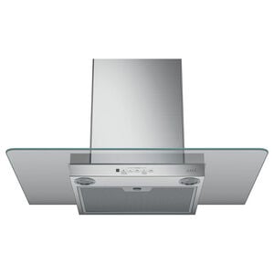 Cafe 30 in. Convertible Chimney Style Range Hood with 350 CFM, 4 Fan Speeds & 2 Halogen Lights - Stainless Steel, , hires